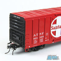 Santa Fe Class BX-166 60' Beer Boxcar - Ready to Run -- Santa Fe #621429 (1974 Scheme, red, white, Super Shock Control & Large Logo)