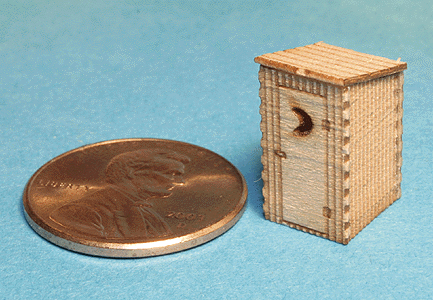 Out House (Laser Cut Wood)