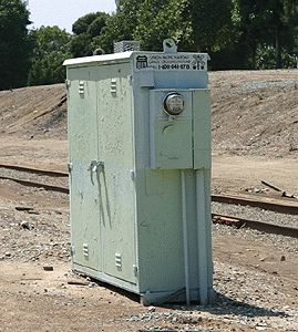 Trackside Signal/Grade Crossing Electronics Box