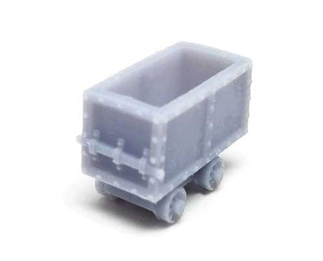 Mining Carts -- Unpainted 3D Printed Parts pkg(5)