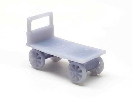 Luggage Carts -- Unpainted 3D Printed Parts pkg(5)