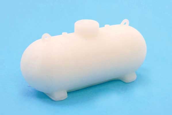 500-Gallon Propane Tank -- Unpainted 3D Printed Part