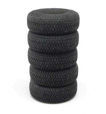 Tire Stack -- Unpainted 3D Printed Part