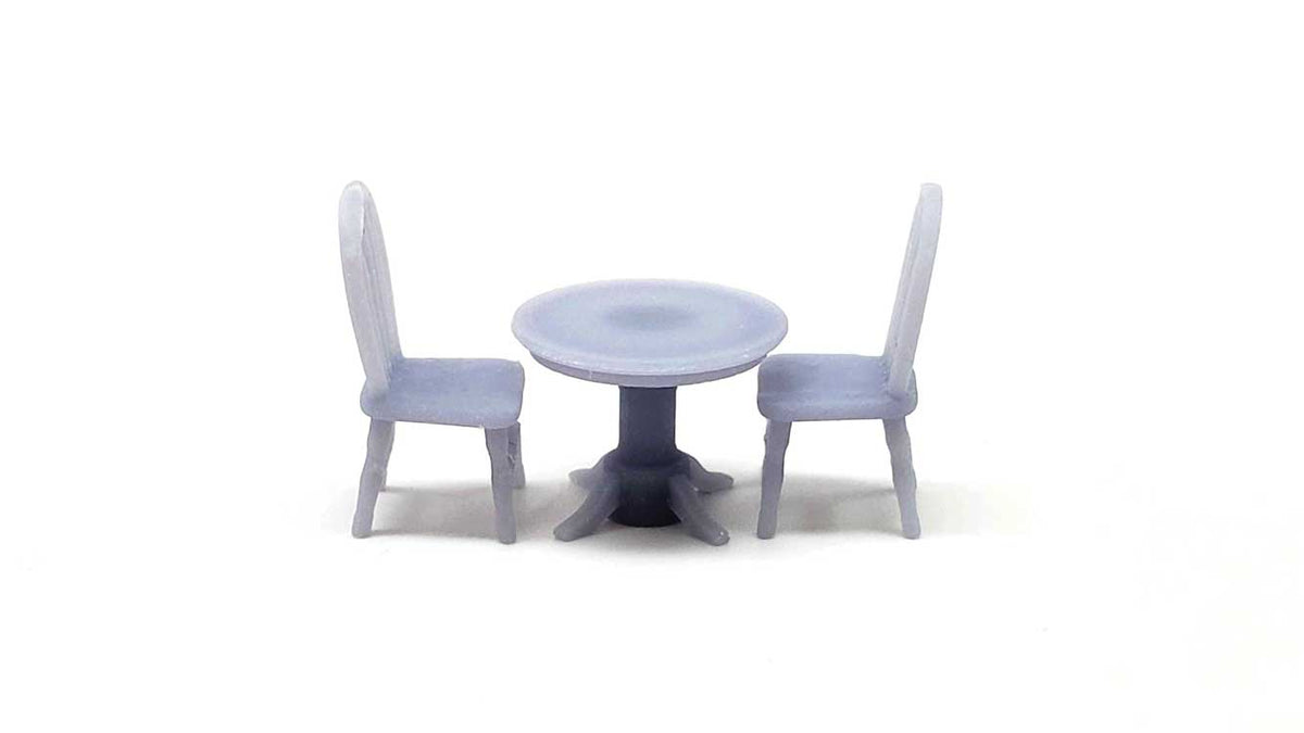 Classic Dining Set -- 1 Table, 4 Chairs (unpainted)-2