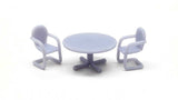 Patio Set -- 1 Table, 4 Chairs (unpainted)-1