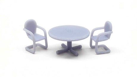 Patio Set -- 1 Table, 4 Chairs (unpainted)-1