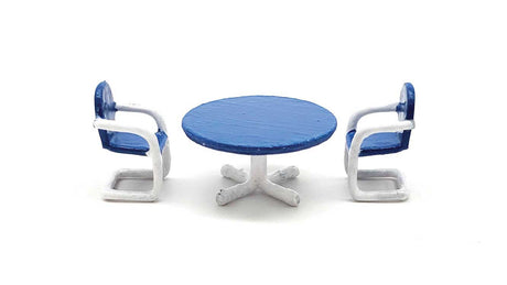 Patio Set -- 1 Table, 4 Chairs (unpainted)-2
