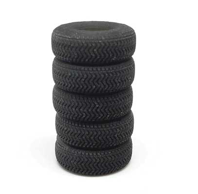 Tire Stacks -- Unpainted 3D Printed Parts pkg(5)
