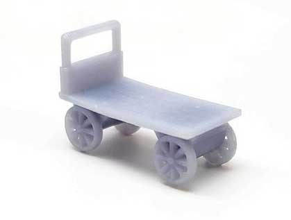 Luggage Carts -- Unpainted 3D Printed Parts pkg(5)