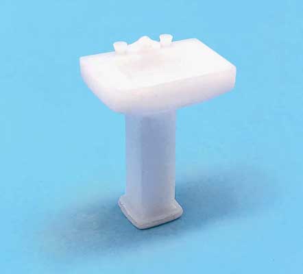 Sinks -- Unpainted 3D Printed Parts pkg(5)