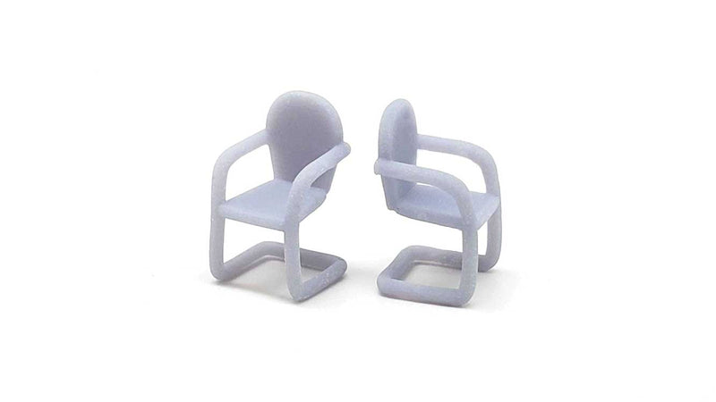 Retro Lawn Chairs -- Unpainted pkg(2)
