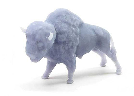 Standing Buffalo -- Unpainted 3D Printed Figure