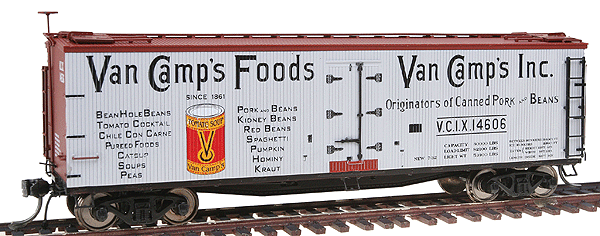 40' ACF/URTX Wood Reefer - Assembled -- Van Camps #1