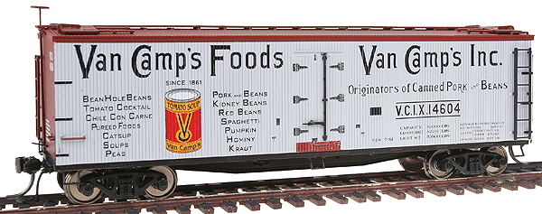 40' ACF/URTX Wood Reefer - Assembled -- Van Camps #2