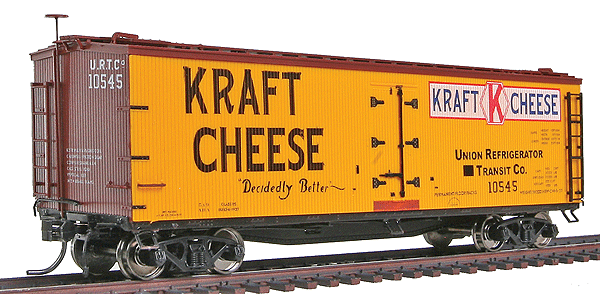 40' ACF/URTX Wood Reefer - Assembled -- Kraft Cheese #10545