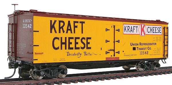 40' ACF/URTX Wood Reefer - Assembled -- Kraft Cheese #10542