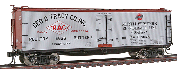 40' ACF/URTX Wood Reefer - Assembled -- George Tracy #2