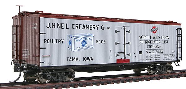 40' ACF/URTX Wood Reefer - Assembled -- JH Neil Produce #8982 (NWX)