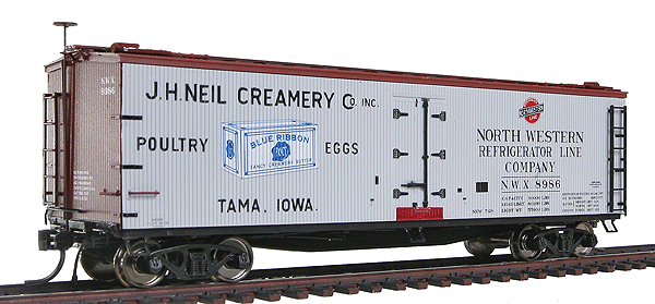 40' ACF/URTX Wood Reefer - Assembled -- JH Neil Produce #8986 (NWX)