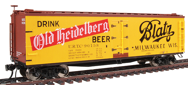40' Wood Reefer -- Blatz Beer