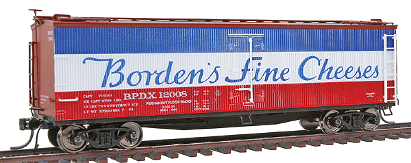 40' ACF/URTX Wood Reefer - Assembled -- Borden's Cheese #12008