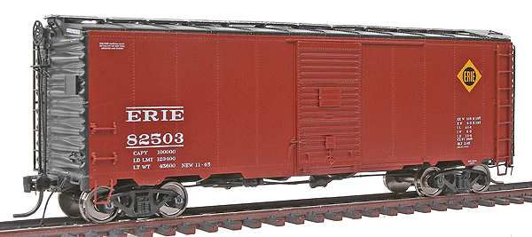 40' Boxcar 6' Door Assembled -- Erie #1