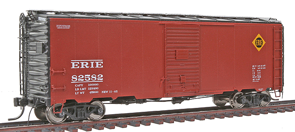40' Boxcar 6' Door Assembled -- Erie #3