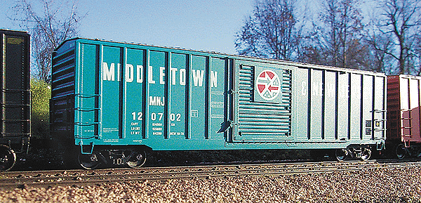 Blueprint Series 50' Berwick Boxcar -- Middletown & New Jersey (NRUC) (blue)