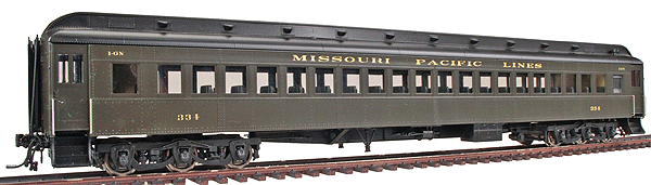 Single Window Coach - Assembled -- Missouri Pacific #1 (green)