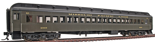 Single Window Coach - Assembled -- Missouri Pacific #2 (green)