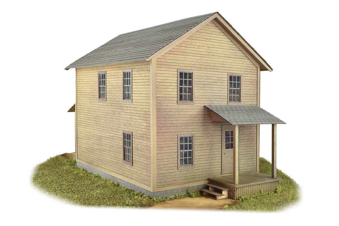 Company House -- Laser-Cut Wood Kit-1