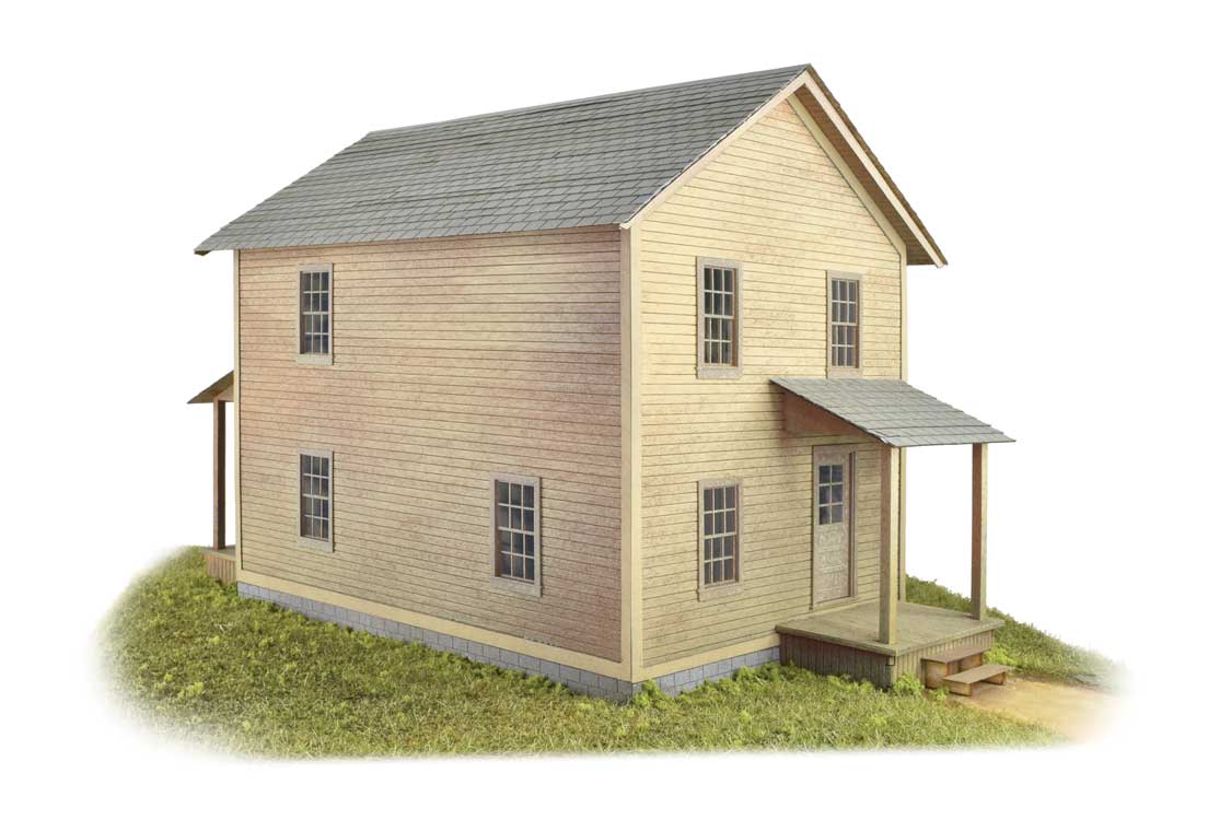 Company House -- Laser-Cut Wood Kit-4