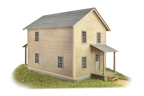 Company House -- Laser-Cut Wood Kit-4