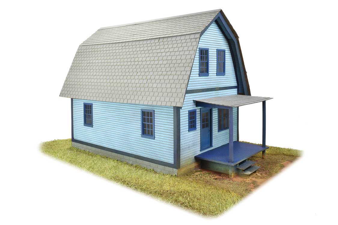 Tucson House -- Laser-Cut Wood Kit-1
