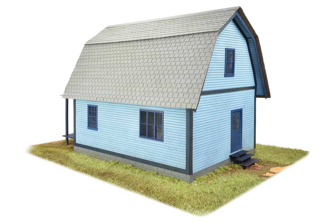 Tucson House -- Laser-Cut Wood Kit-4