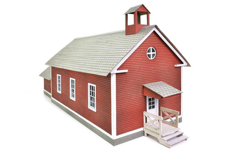 School House -- Laser-Cut Wood Kit-1