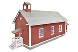 School House -- Laser-Cut Wood Kit-4