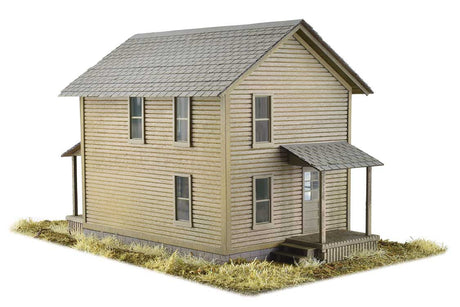 Company House #1 -- Laser-Cut Wood Kit - 3-1/2 x 6 x 4" 8.9 x 15.2 x 10.2cm-1