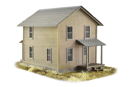 Company House #1 -- Laser-Cut Wood Kit - 3-1/2 x 6 x 4" 8.9 x 15.2 x 10.2cm-2