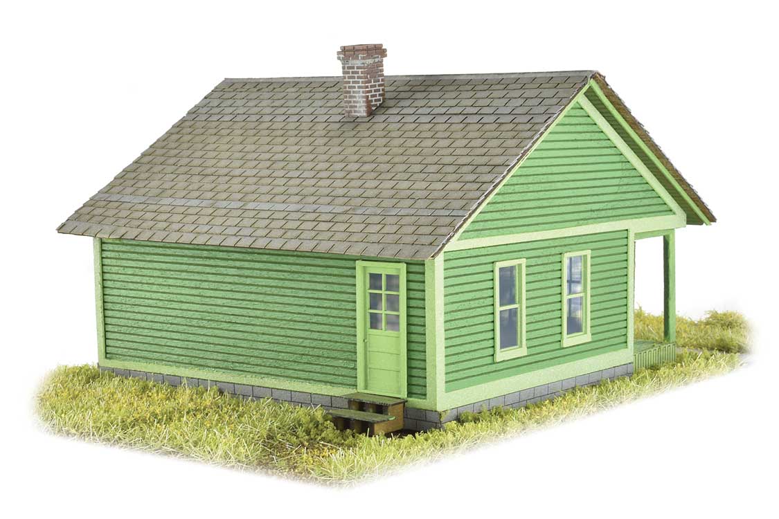 The Thelma House -- Laser-Cut Wood Kit - 6 x 6 x 5-1/2"-2
