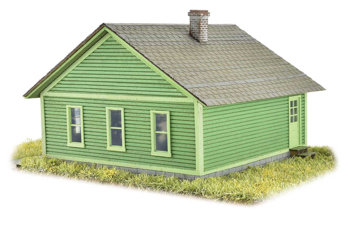 The Thelma House -- Laser-Cut Wood Kit - 6 x 6 x 5-1/2"-4