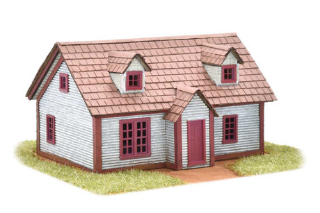 Madison Cape House -- Laser-Cut Wood Kit-1