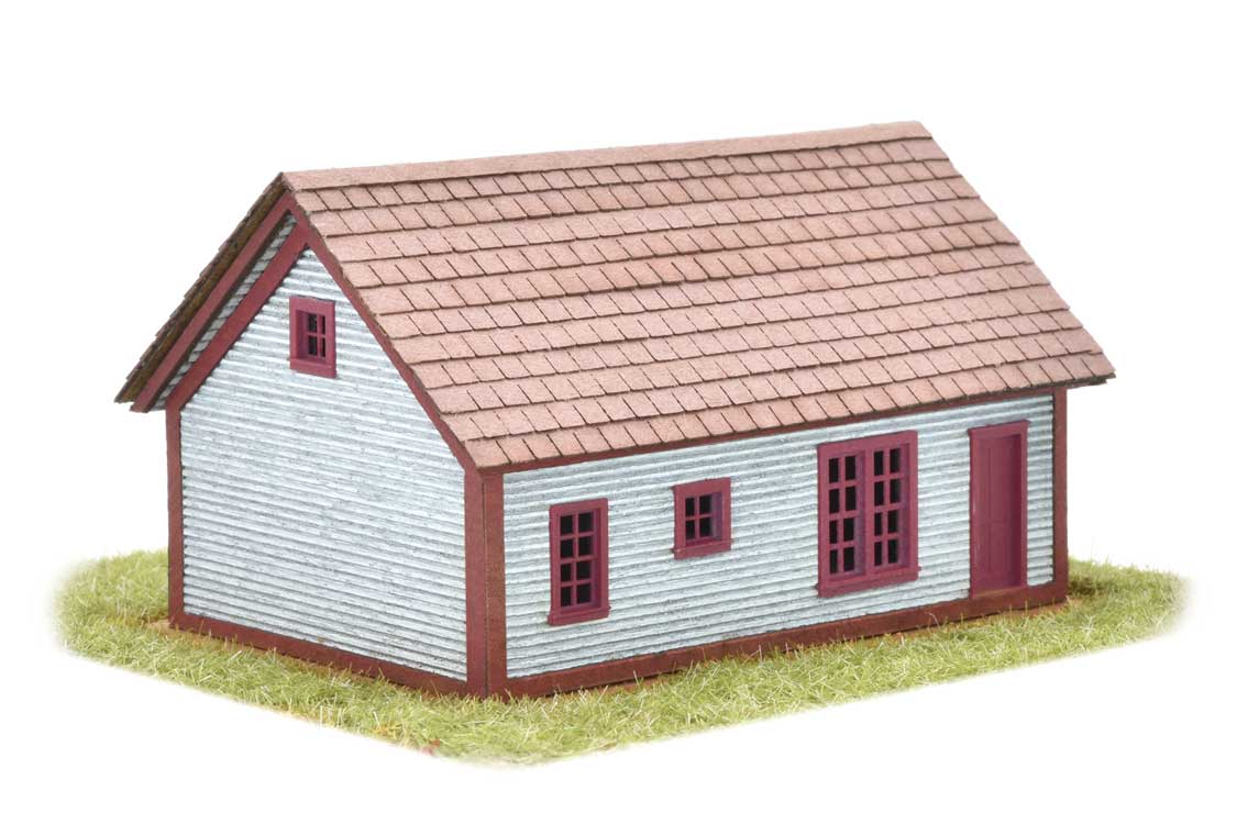 Madison Cape House -- Laser-Cut Wood Kit-4