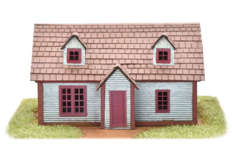 Madison Cape House -- Laser-Cut Wood Kit-5