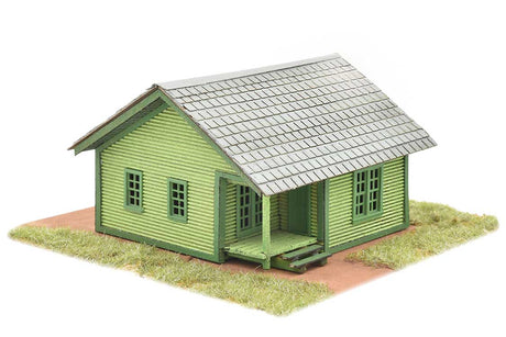 Thelma House -- Laser-Cut Wood Kit - 2 x 2 x 1-3/4"-1