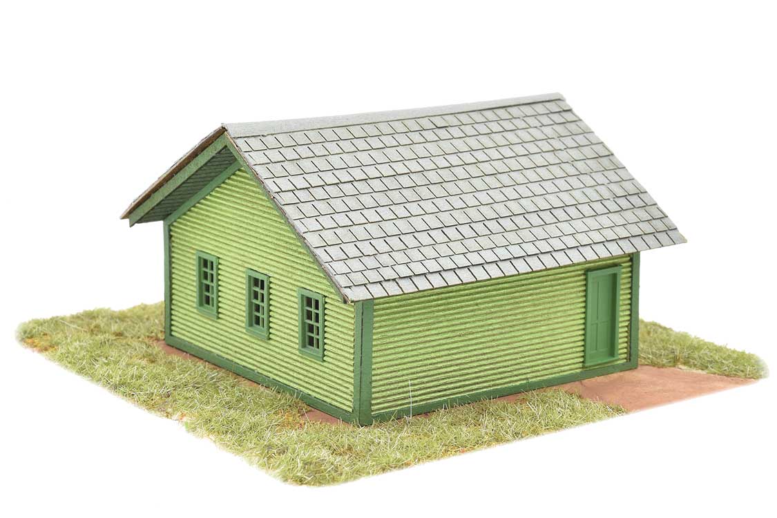 Thelma House -- Laser-Cut Wood Kit - 2 x 2 x 1-3/4"-4
