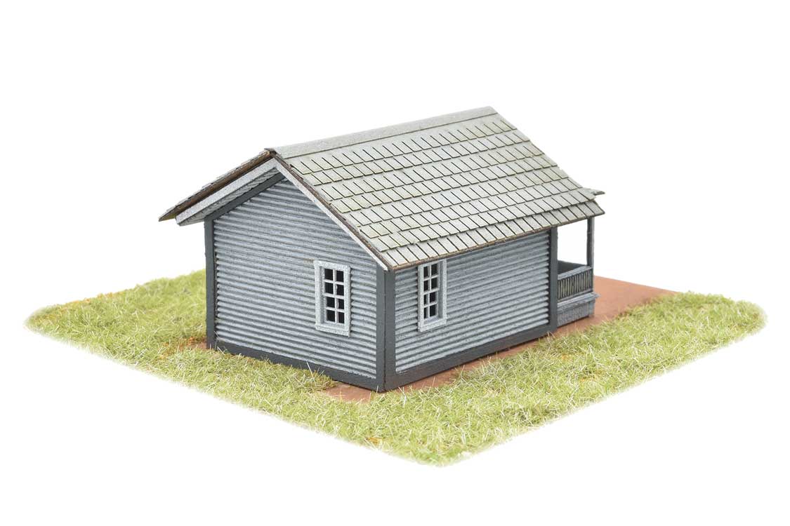 The Drayton House -- Laser-Cut Wood Kit-2