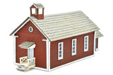 School House -- Laser-Cut Wood Kit - 4-1/2 x 1-1/2 x 2"-4