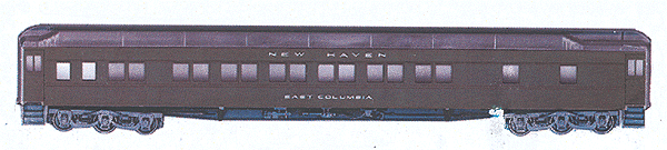 Blueprint Series 12-1 Pullman Sleeper - Plastic Kit -- New Haven "East Columbia" (green)