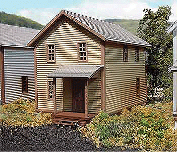Company House #1 - Laser-Art -- Kit - 3-1/2 x 6 x 4"  8.9 x 15.2 x 10.2cm